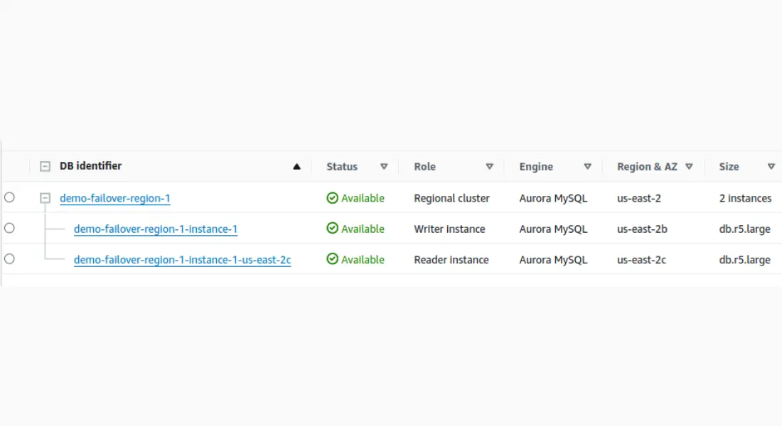 process of setting up the Aurora PostgreSQL DB