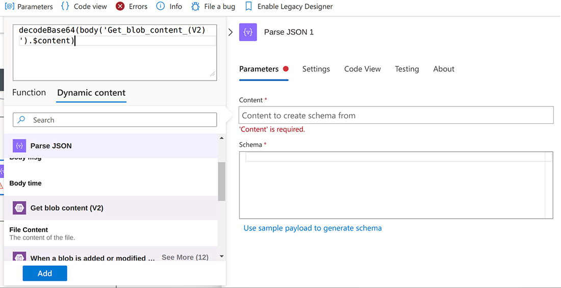 Provide the JSON schema