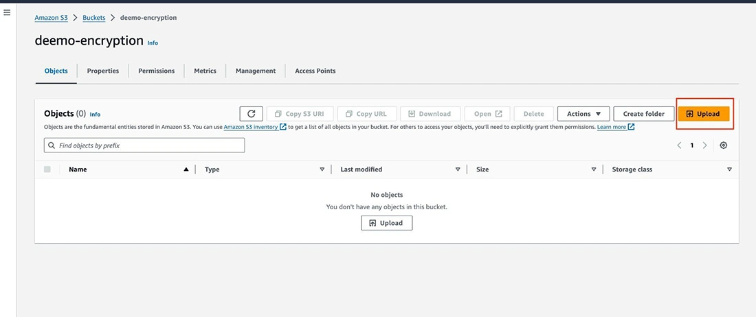 Verify Default Encryption Settings